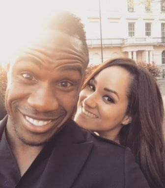 Debbie Whittle with her husband Michail Antonio.